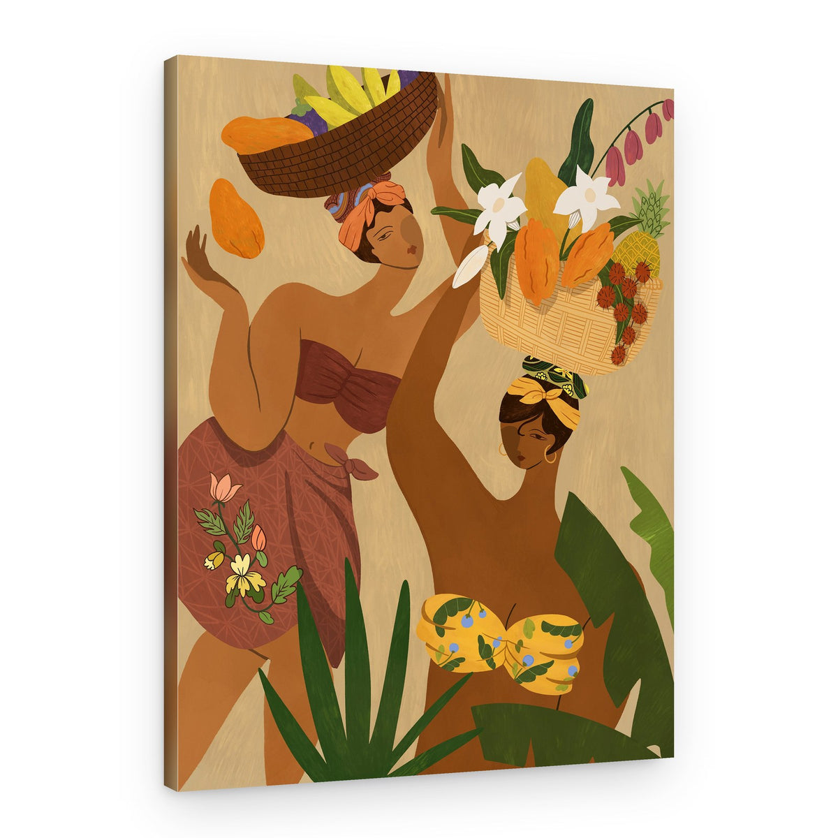 Opps Papaya – Canvas Print
