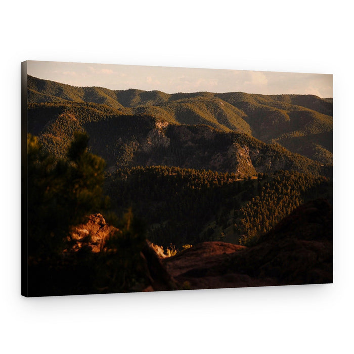 Golden Hour Mountains – Canvas Print