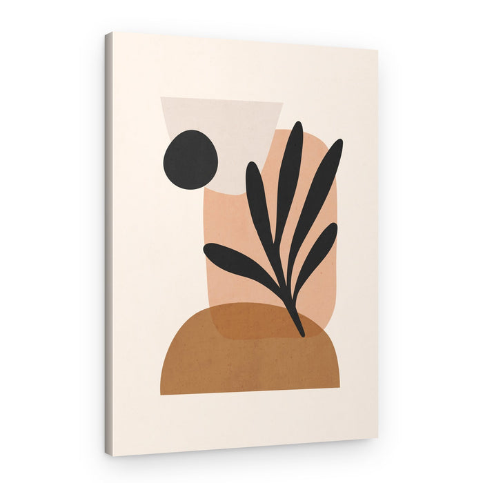 Boho Botanical Shapes – Canvas Print