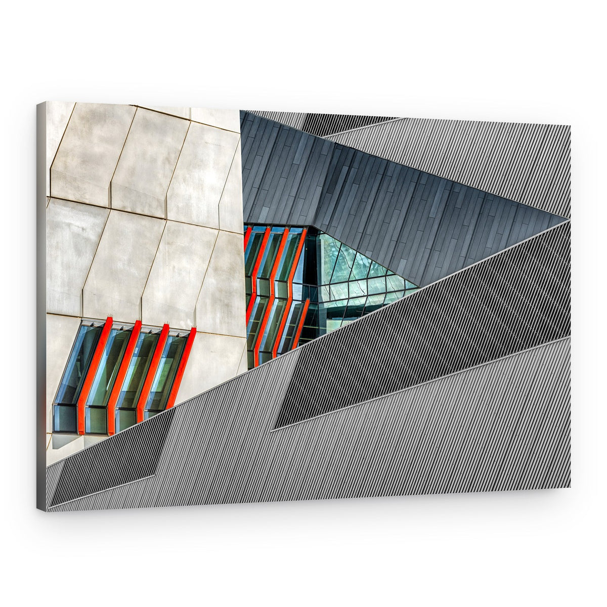 Geometric Building Angles – Canvas Print