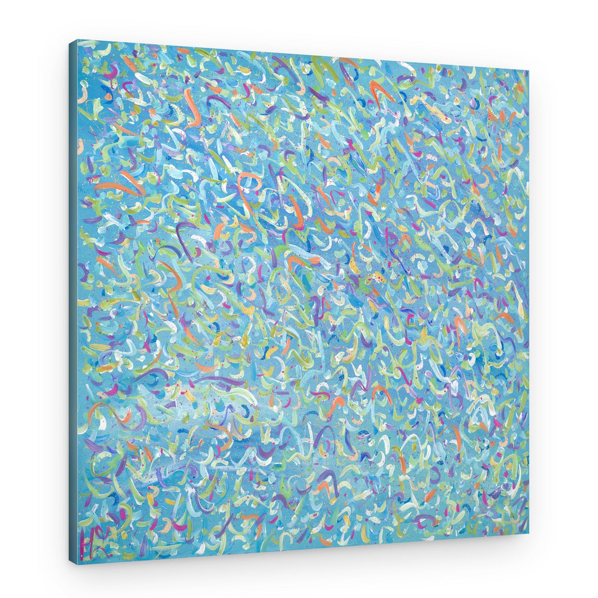 Colorful Abstract Swirls – Canvas Print