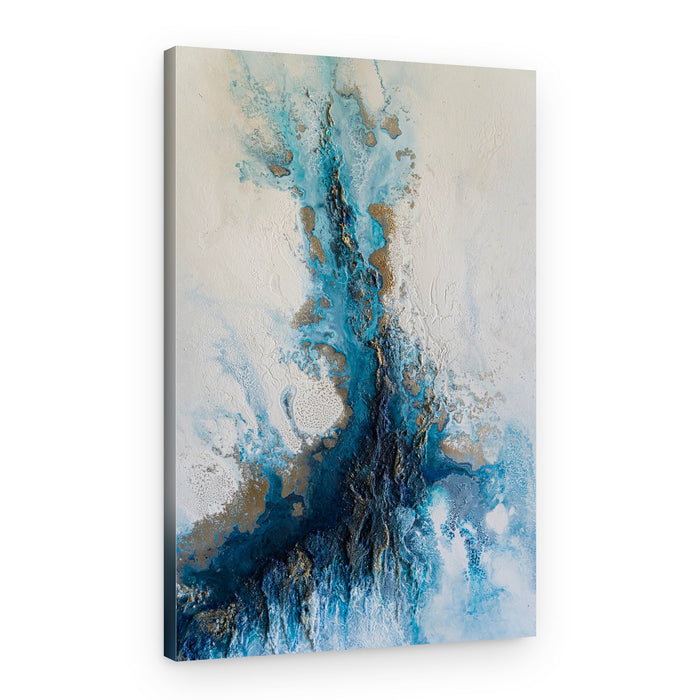 Coastal relief art - Release – Canvas Print