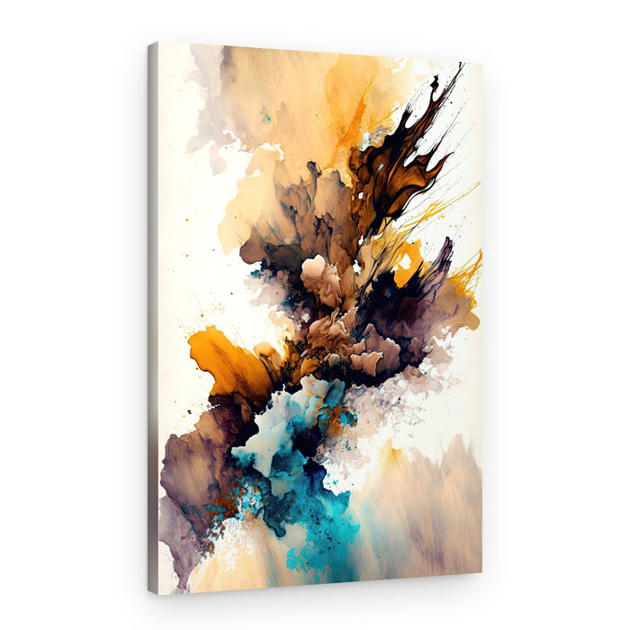 Dynamic Ink Flow – Canvas Print