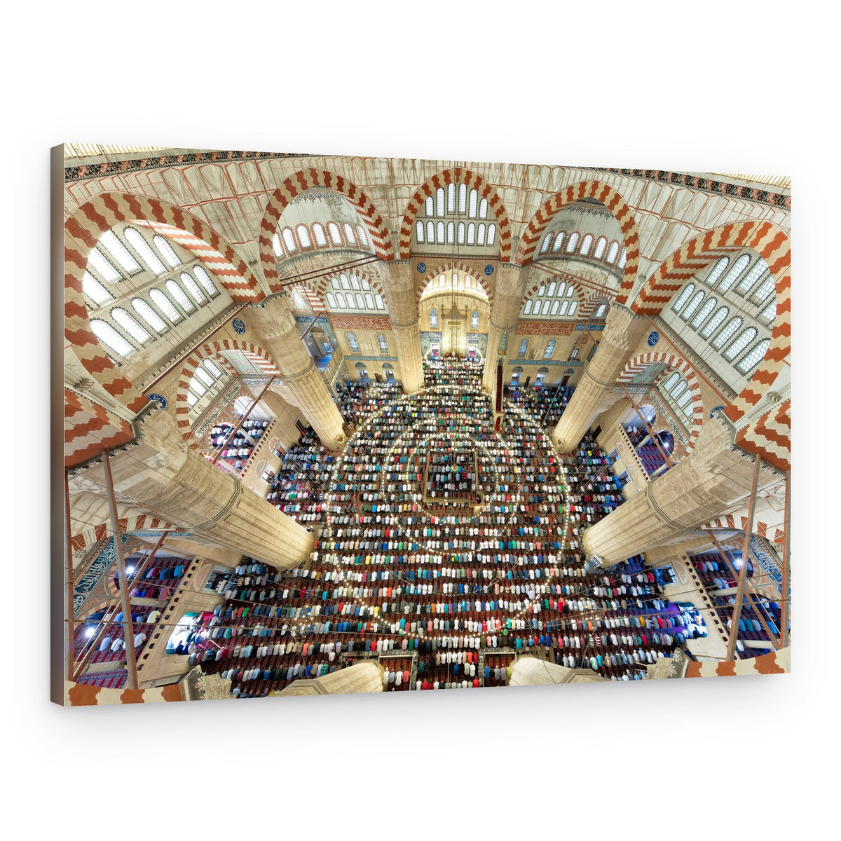 Grand Mosque Gathering – Canvas Print