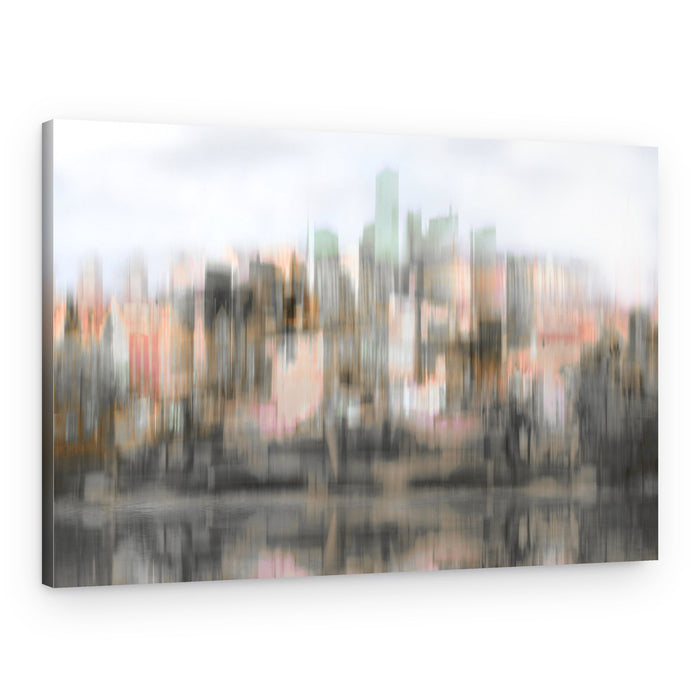 Abstract City Reflection – Canvas Print