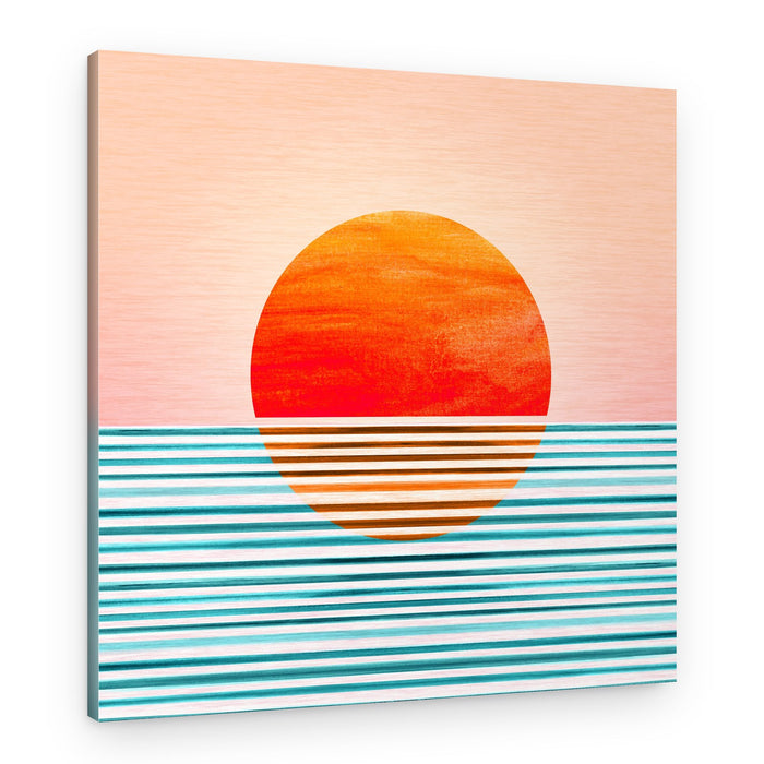 Minimalist Sunset III – Canvas Print