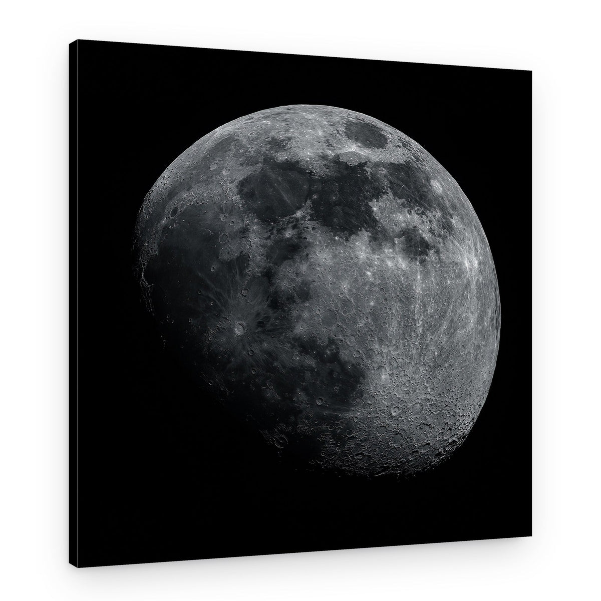 Cosmic Moon Sphere – Canvas Print