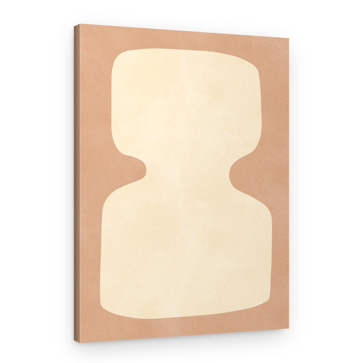 Warm Minimalist Shape – Canvas Print