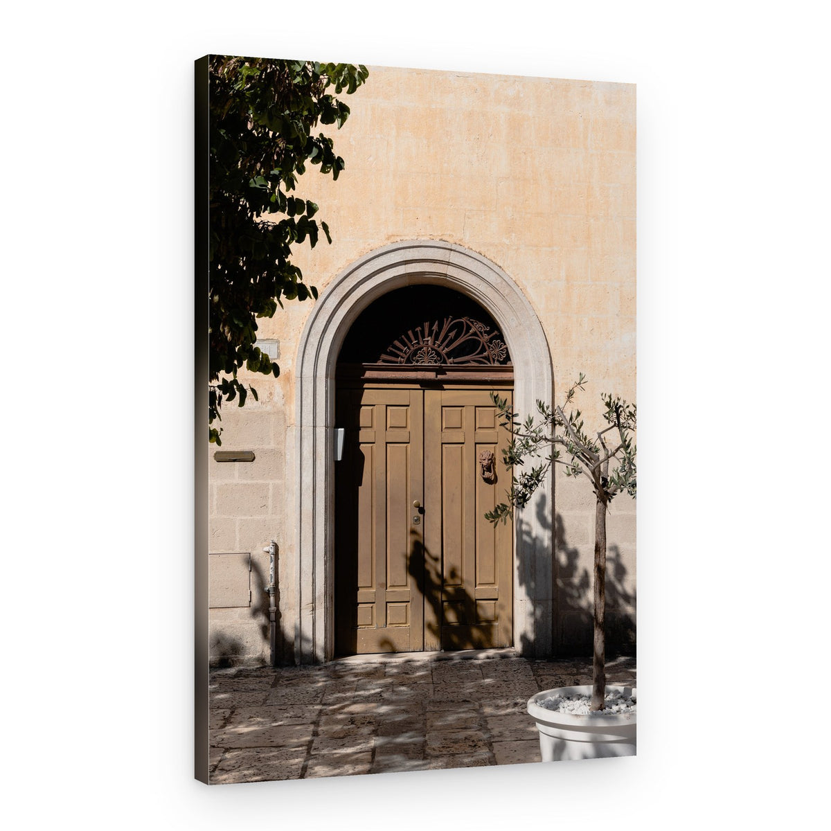 Old Mediterranean Door – Canvas Print