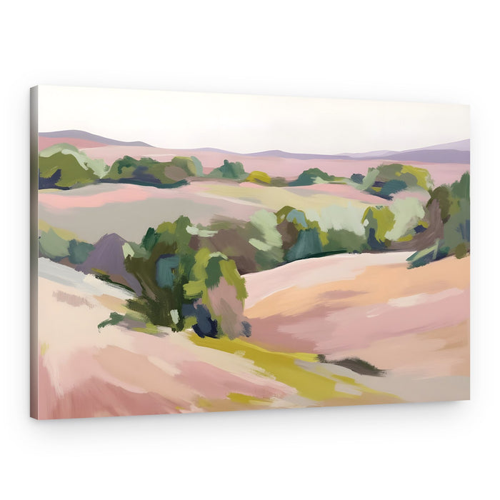 Pastel Rolling Hills – Canvas Print