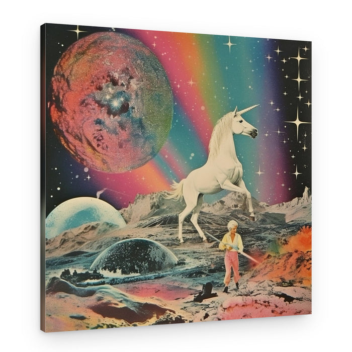 Unicorn Cosmic Fantasy – Canvas Print