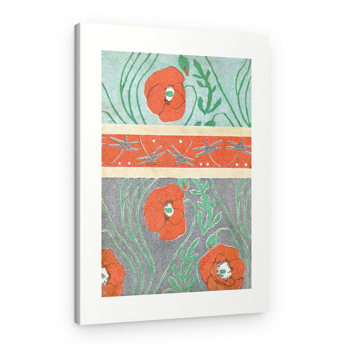 Poppies (1908) Boarder – Canvas Print