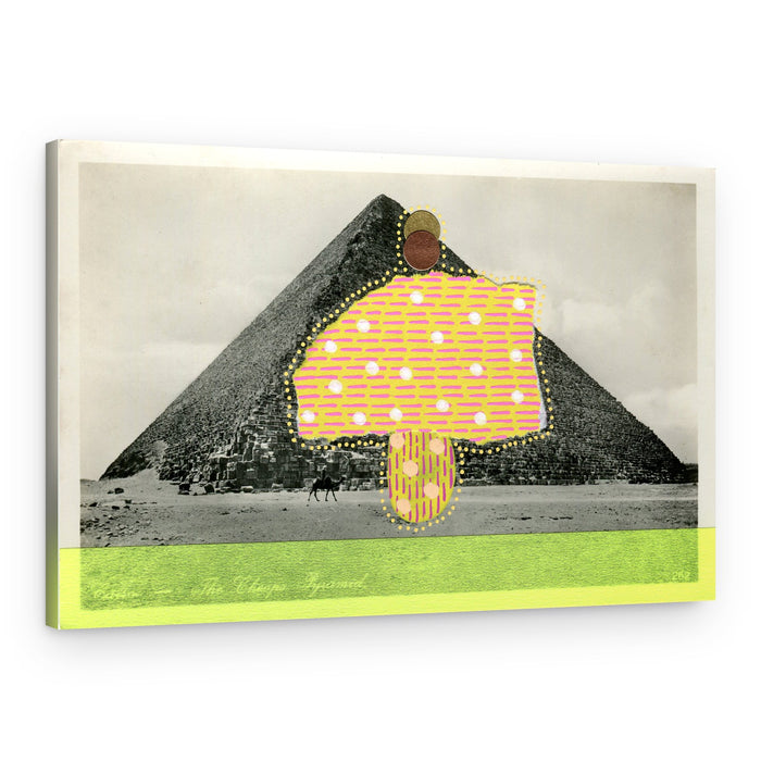 Surreal Desert Mushroom – Canvas Print