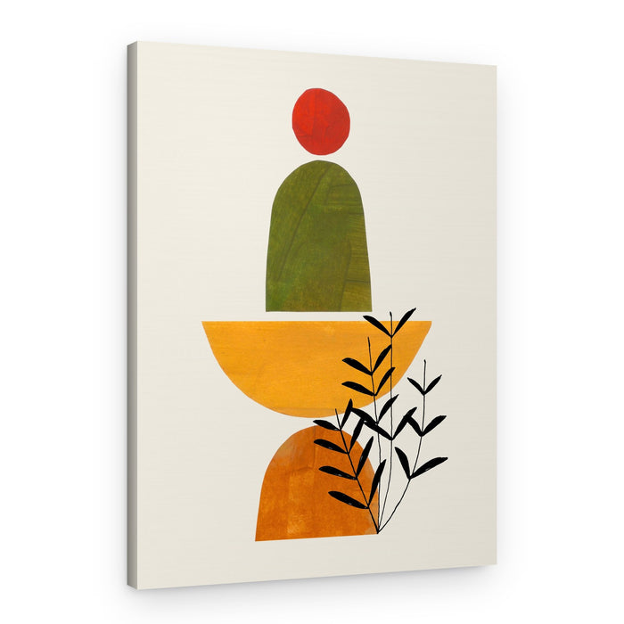 Botanical Balance Abstract – Canvas Print