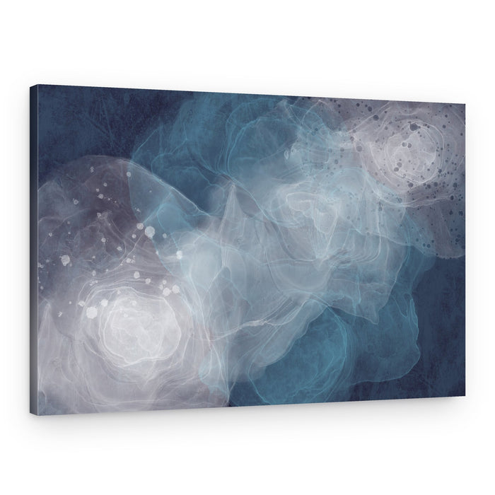 Blue Ethereal Flow – Canvas Print