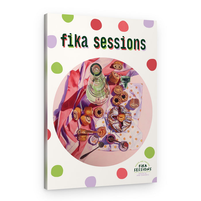Cozy Fika Spread – Canvas Print