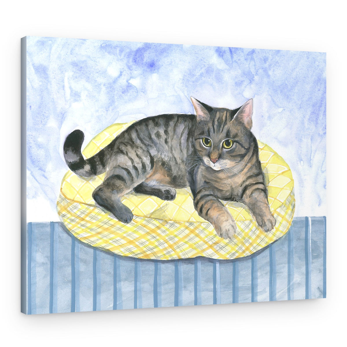 Pillow Cat – Canvas Print