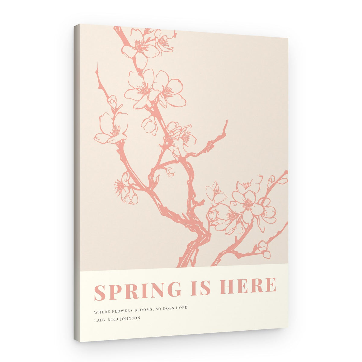 Blossom Elegance – Canvas Print