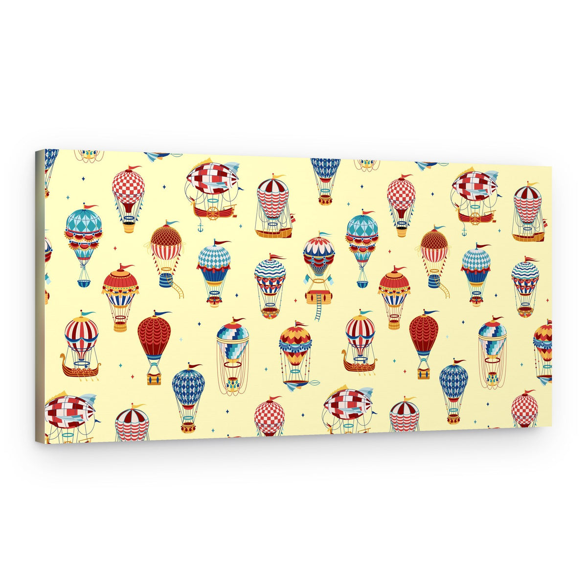 Whimsical Hot Air Balloons – Canvas Print