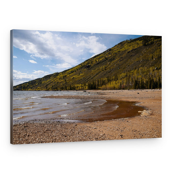 Mountain Lake Fall Colors – Canvas Print