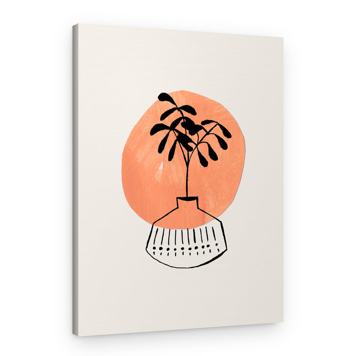 Modern Botanical Still Life – Canvas Print
