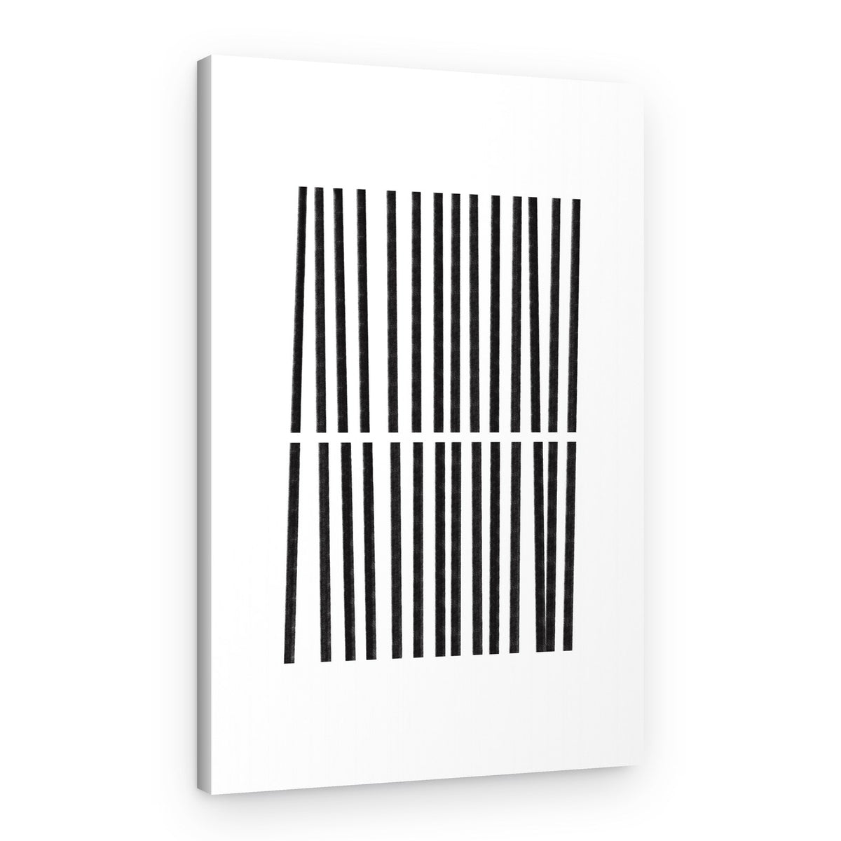 Parallel Black Lines – Canvas Print