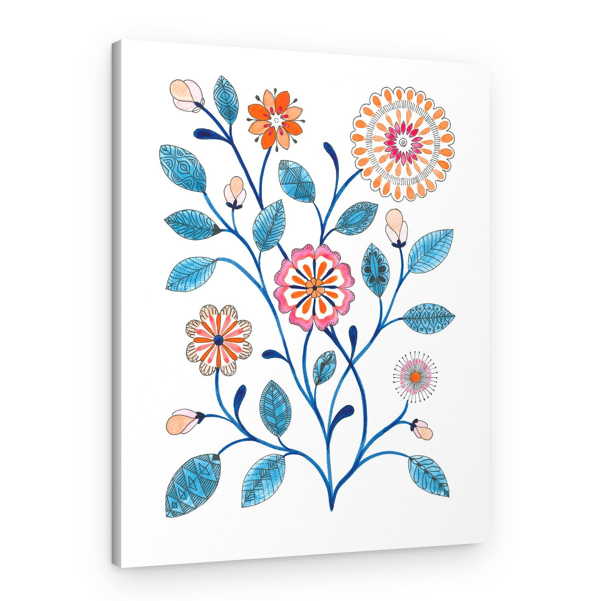 Floral Symphony – Canvas Print