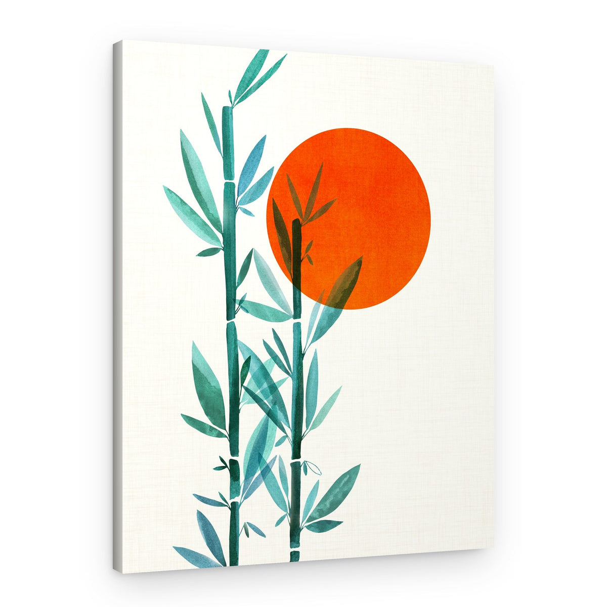 Bamboo Sunset – Canvas Print