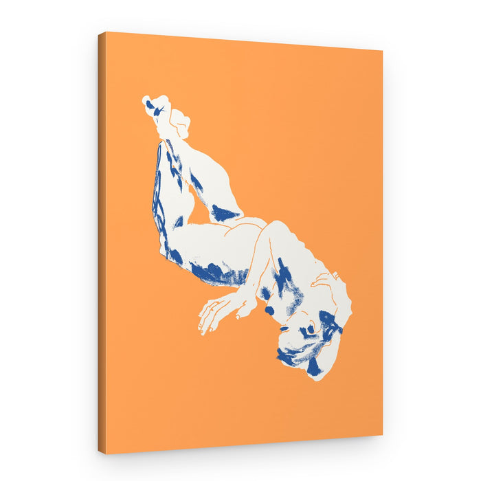 Floating Abstract Nude – Canvas Print
