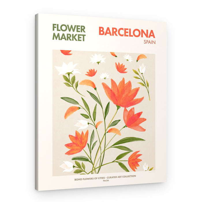 Barcelona Blooms – Canvas Print