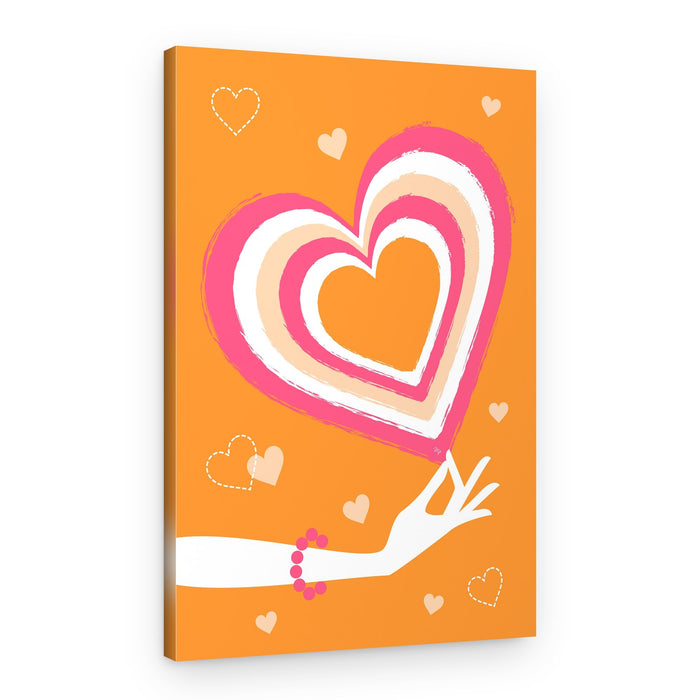 Love's Gentle Gesture – Canvas Print
