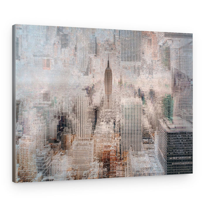 Textured New York City – Canvas Print
