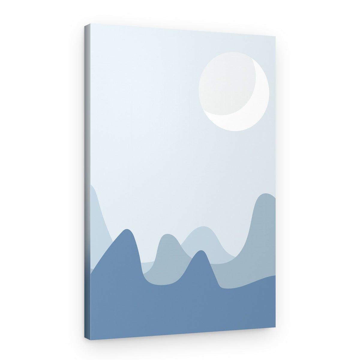 Dreamy Mountain Moon – Canvas Print