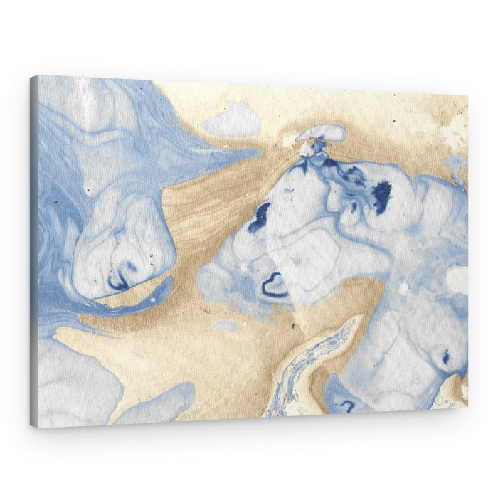 Serene Blue Marble – Canvas Print