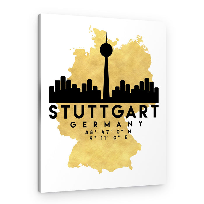 Stuttgart Germany Skyline – Canvas Print