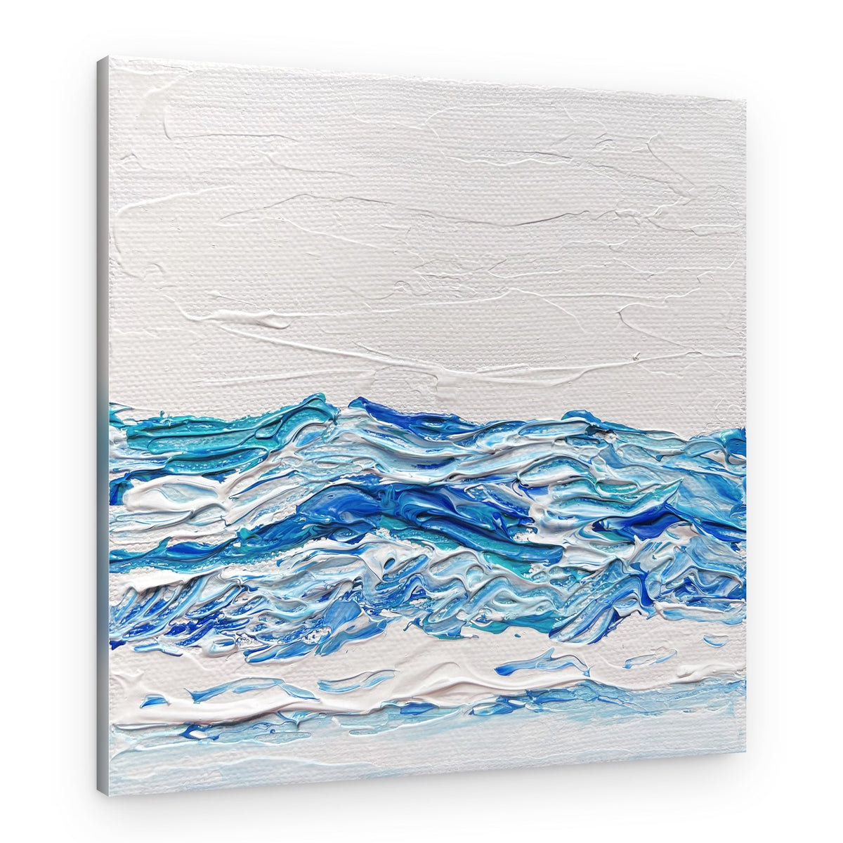 Textured Ocean Waves – Canvas Print