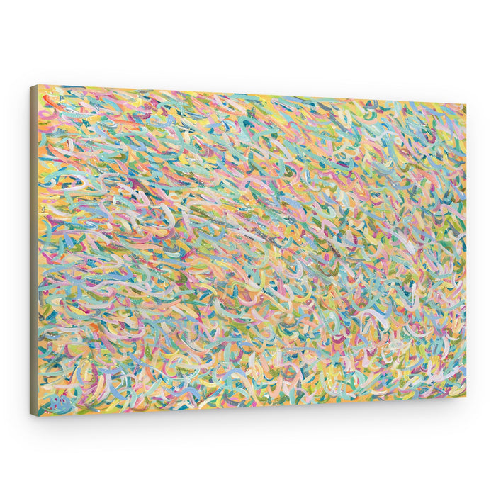 Colorful Wavy Lines – Canvas Print