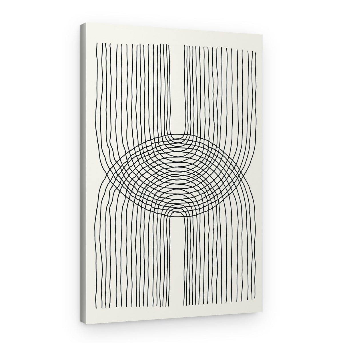 Abstract Wavy Lines – Canvas Print