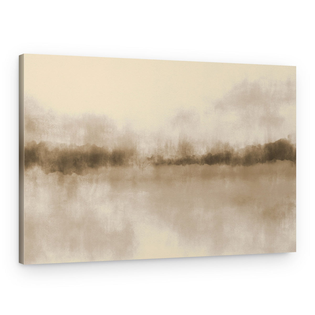 Misty Lake Reflection – Canvas Print