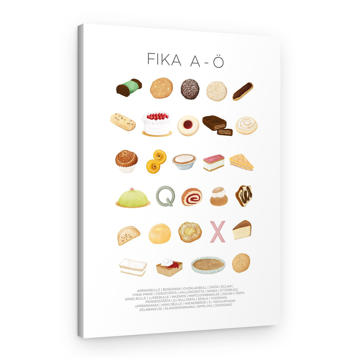 Sweet Fika Delights – Canvas Print