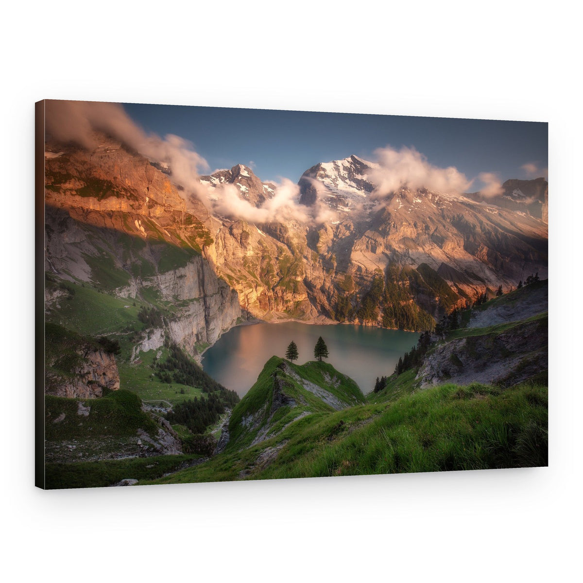 Majestic Mountain Lake – Canvas Print