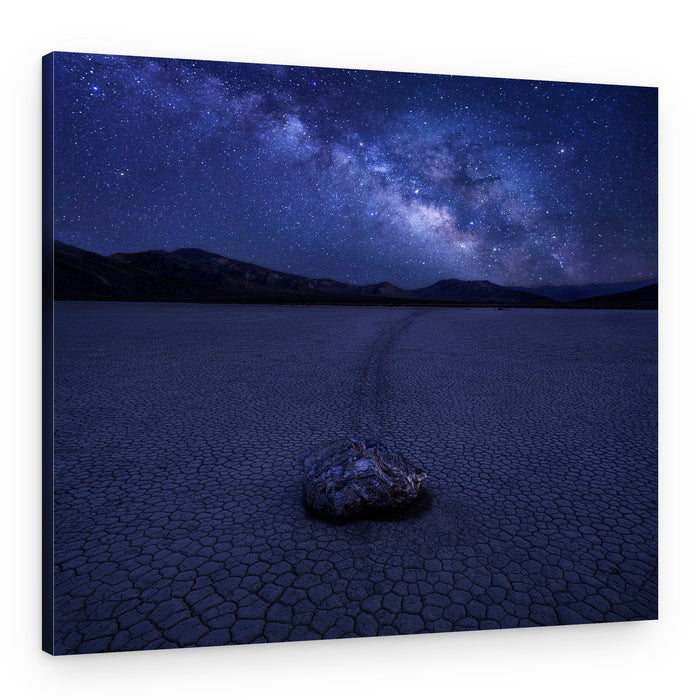 Milky Way Desert Rock – Canvas Print