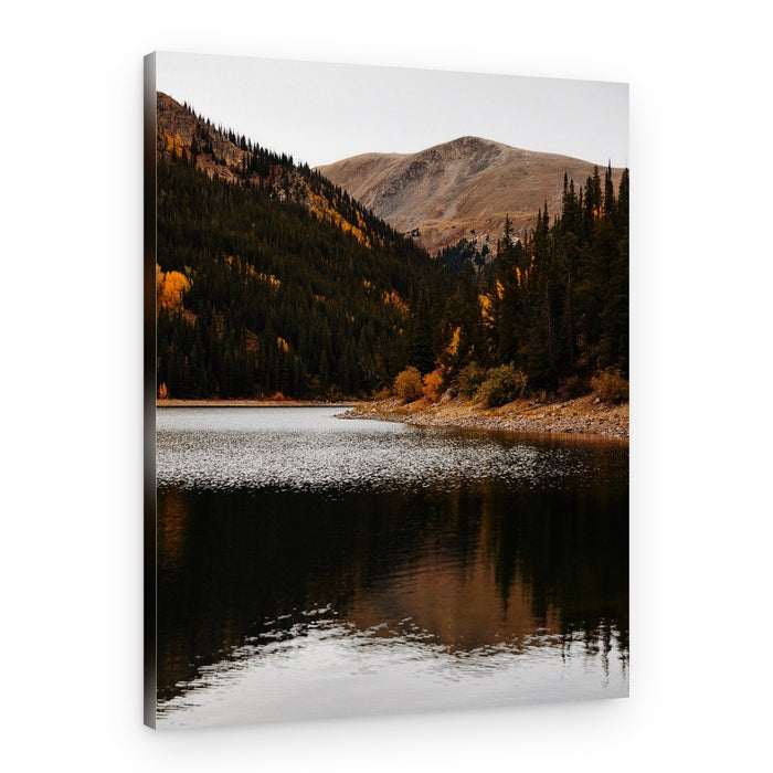 Autumn Mountain Lake Reflection – Canvas Print