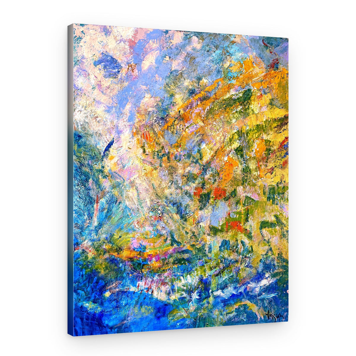 A Symphony of Green Hues – Canvas Print