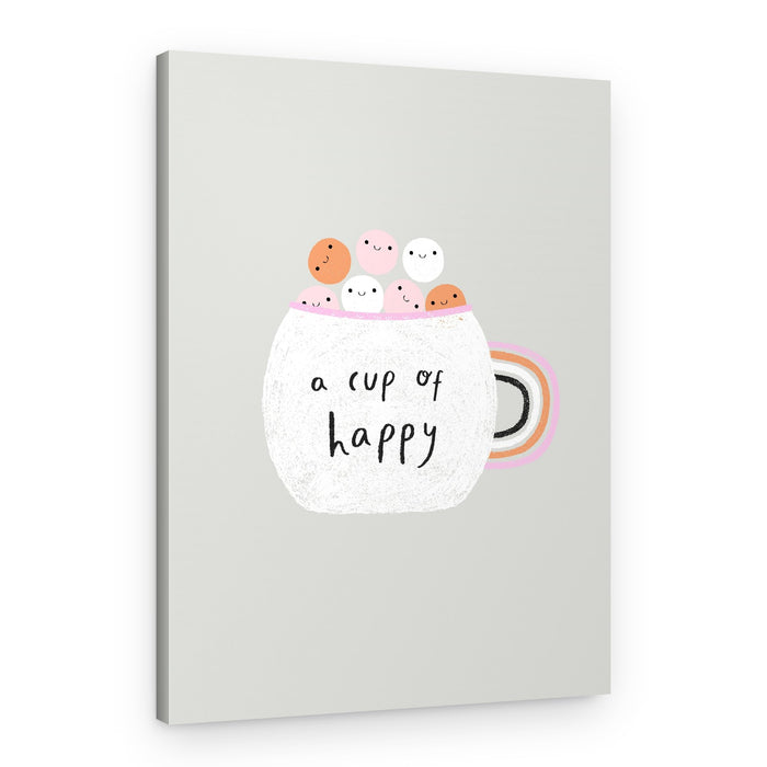 A Cup Of Happy – Canvas Print