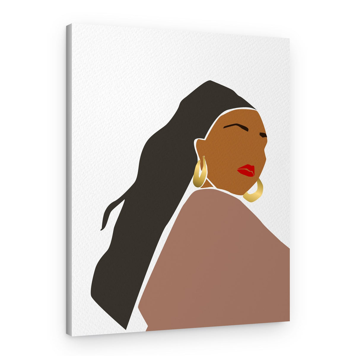 Abstract Portrait – Canvas Print