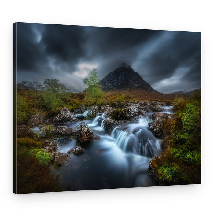 Glencoe Mountain Stream – Canvas Print