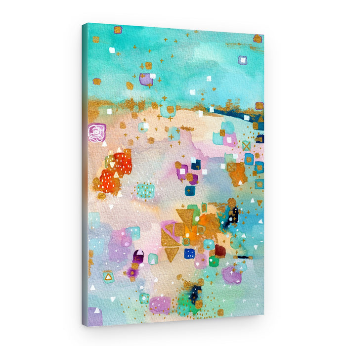 Dreamy Abstract Gold – Canvas Print