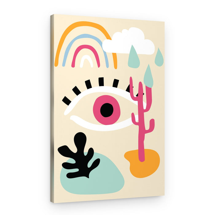 Colorful Desert Eye – Canvas Print