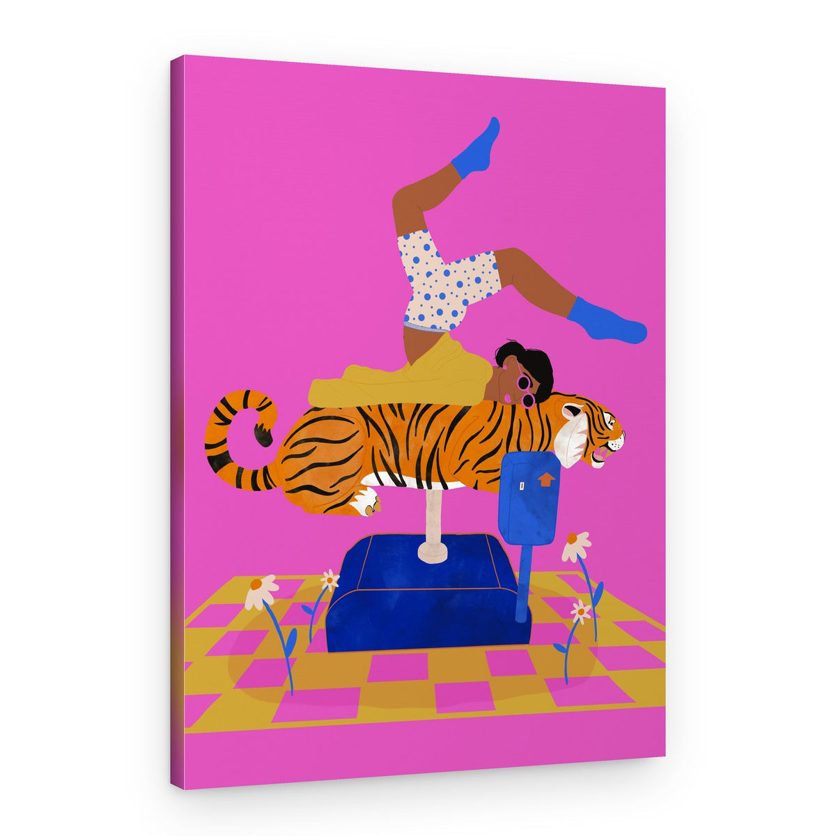 Put a tiger in your heart – Canvas Print